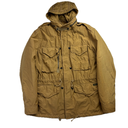 2 in 1 Tan Utility Jacket with Quilted Liner - L