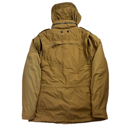 2 in 1 Tan Utility Jacket with Quilted Liner - L