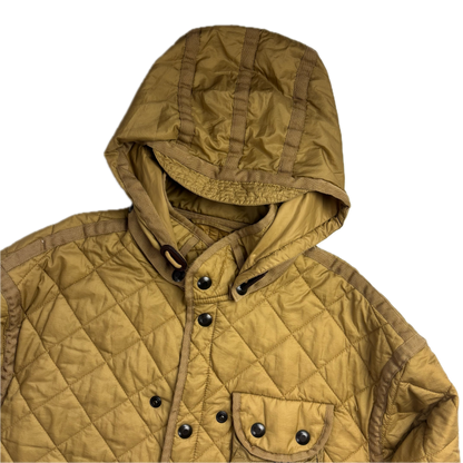 2 in 1 Tan Utility Jacket with Quilted Liner - L