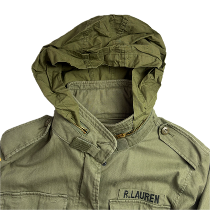 Polo Ralph Lauren Green Field Jacket Army Military - S