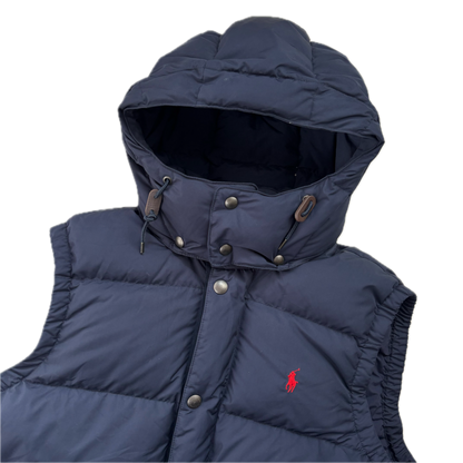 Polo Ralph Lauren Navy Body Warmer Gilet Down Vest - L