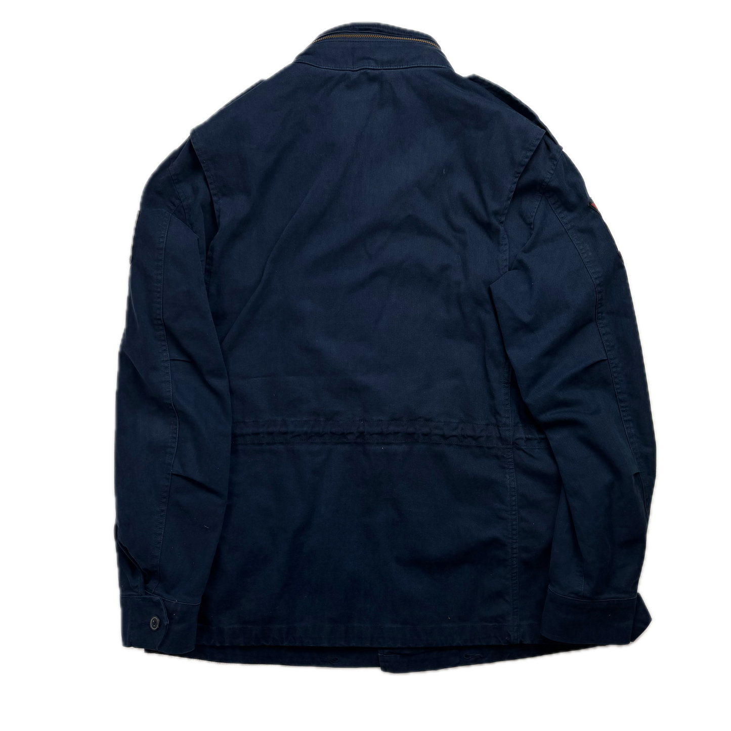 Polo Ralph Lauren Navy Blue Military Army Patches Parka Jacket  - L