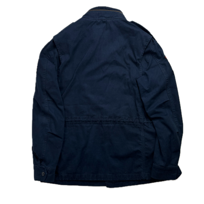 Polo Ralph Lauren Navy Blue Military Army Patches Parka Jacket  - L