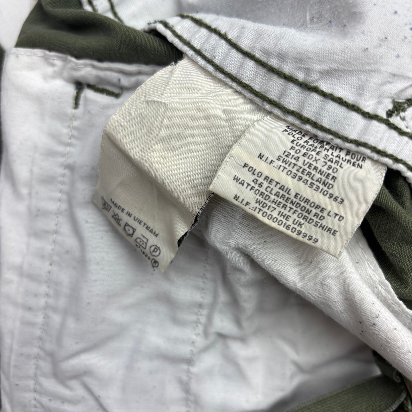 Denim & Supply Ralph Lauren Green Southwestern Cargo Pants Trousers -  33x32 (33x29)