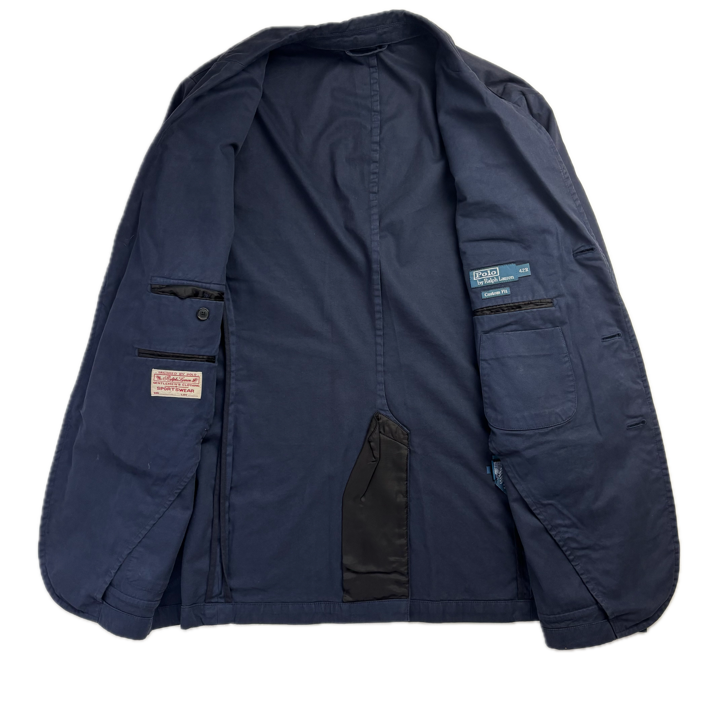 Polo Ralph Lauren Navy Crest Blazer Sports Jacket - 42R
