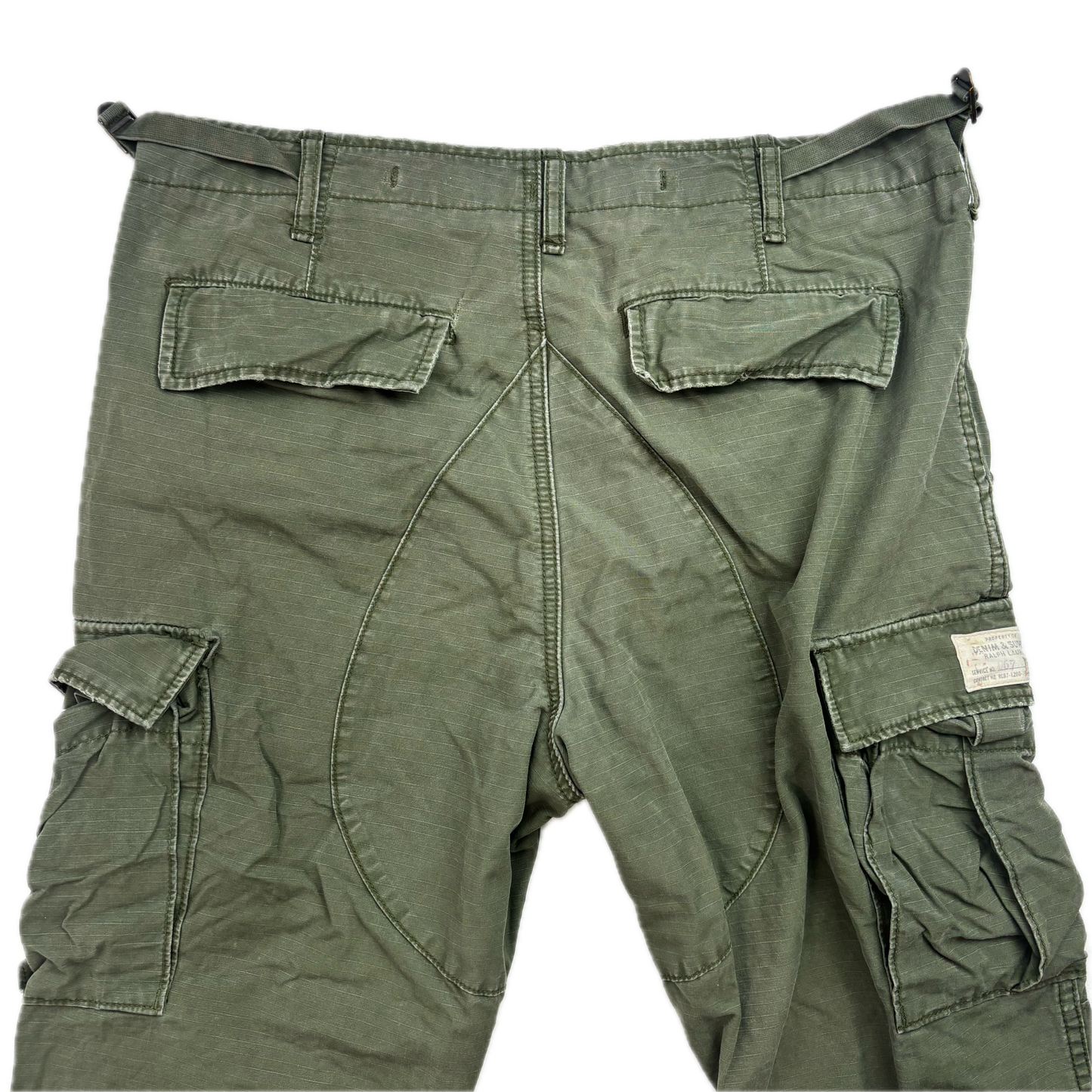 Denim & Supply Ralph Lauren Green Southwestern Cargo Pants Trousers -  33x32 (33x29)