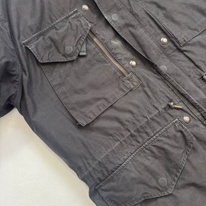 Polo Ralph Lauren 2 in 1 Black Utility Jacket with Quilted Liner - L