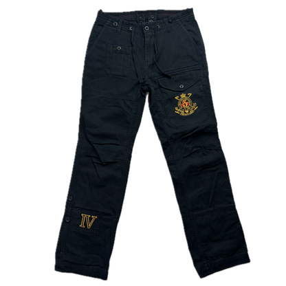 Polo Ralph Lauren Black Snow Challenge Cargo Trouser Utility Pants - 30x32
