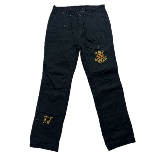 Polo Ralph Lauren Black Snow Challenge Cargo Trouser Utility Pants - 30x32