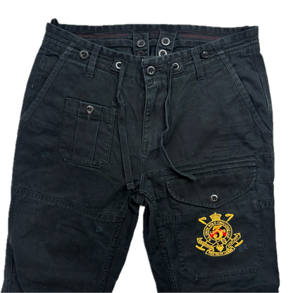 Polo Ralph Lauren Black Snow Challenge Cargo Trouser Utility Pants - 30x32