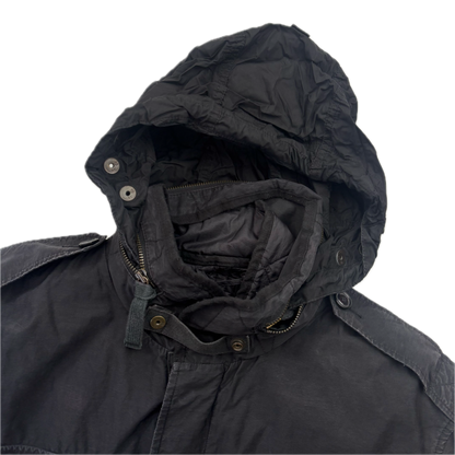 Polo Ralph Lauren 2 in 1 Black Utility Jacket with Quilted Liner - L