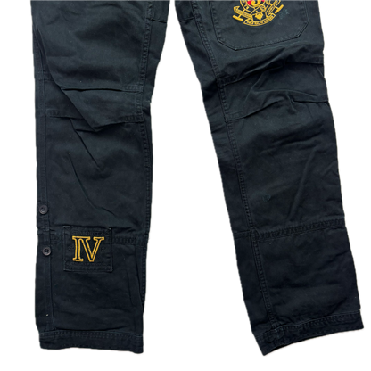 Polo Ralph Lauren Black Snow Challenge Cargo Trouser Utility Pants - 30x32