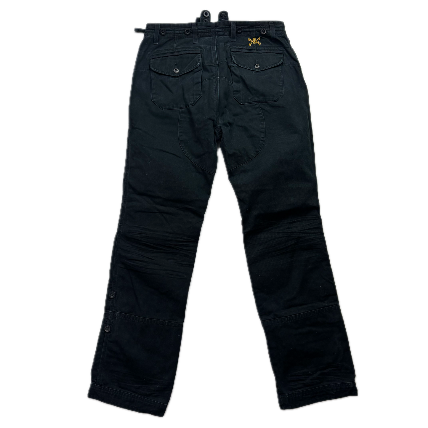 Polo Ralph Lauren Black Snow Challenge Cargo Trouser Utility Pants - 30x32