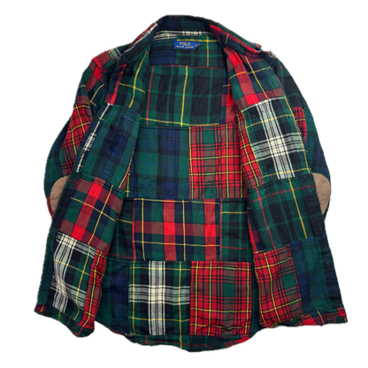 Polo Ralph Lauren Plaid Tartan Patchwork Shirt (Cotton) - M