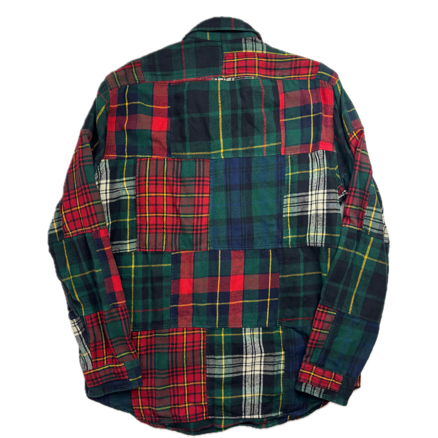Polo Ralph Lauren Plaid Tartan Patchwork Shirt (Cotton) - M