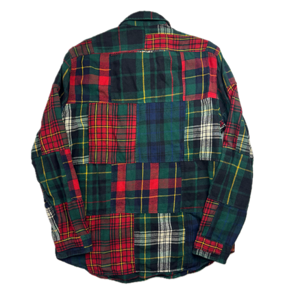 Polo Ralph Lauren Plaid Tartan Patchwork Shirt (Cotton) - M