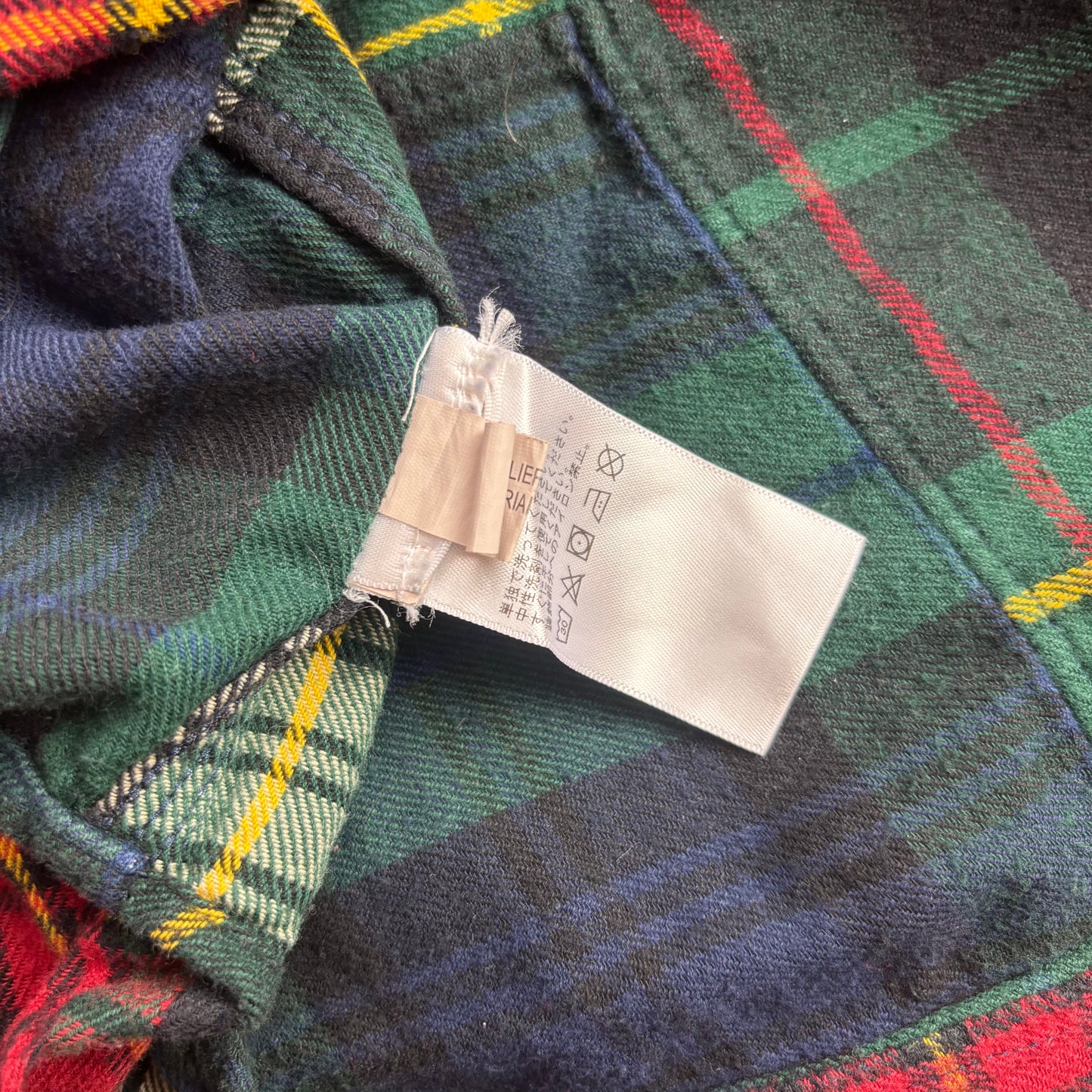 Polo Ralph Lauren Plaid Tartan Patchwork Shirt (Cotton) - M
