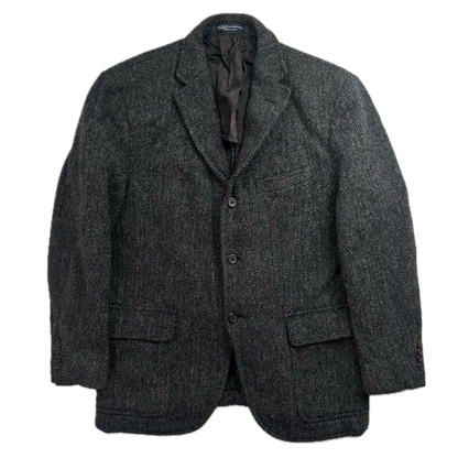 Polo Ralph Lauren Dark Grey Herringbone Blazer (Wool) - 42R