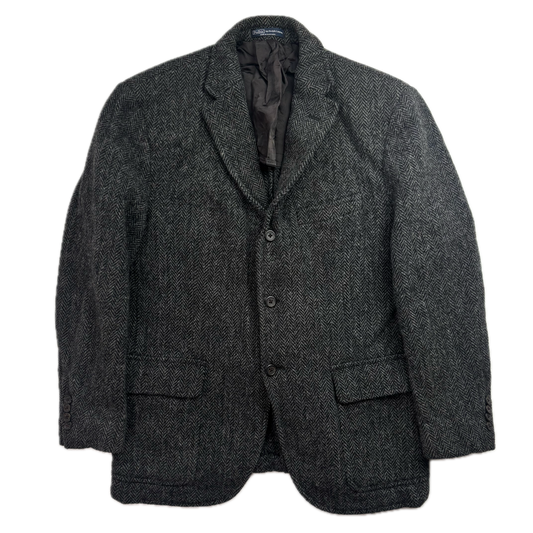Polo Ralph Lauren Dark Grey Herringbone Blazer (Wool) - 42R