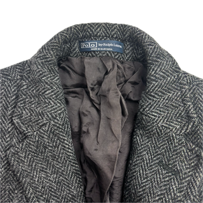 Polo Ralph Lauren Dark Grey Herringbone Blazer (Wool) - 42R