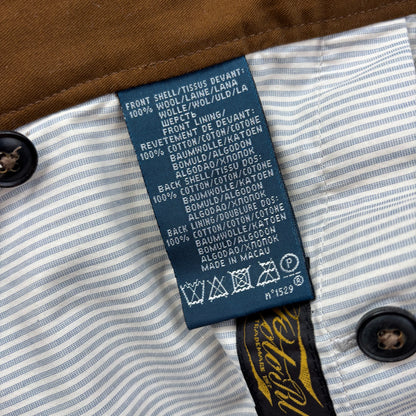 Polo Ralph Lauren Brown Herringbone Waistcoat (Wool) - M