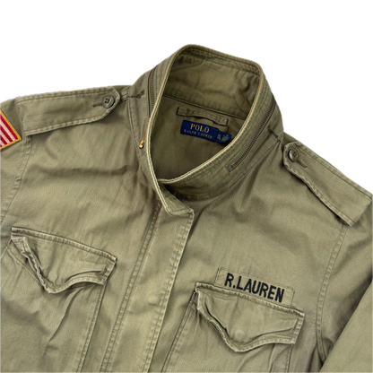 Polo Ralph Lauren Green Army Military Field Jacket - XL
