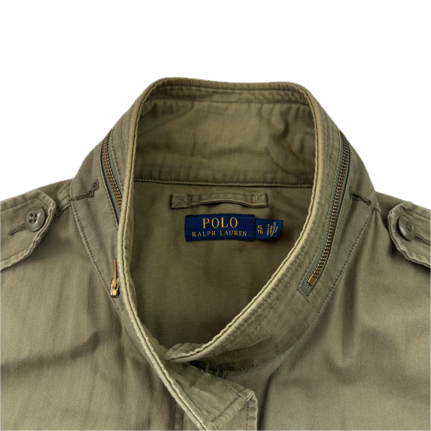Polo Ralph Lauren Green Army Military Field Jacket - XL