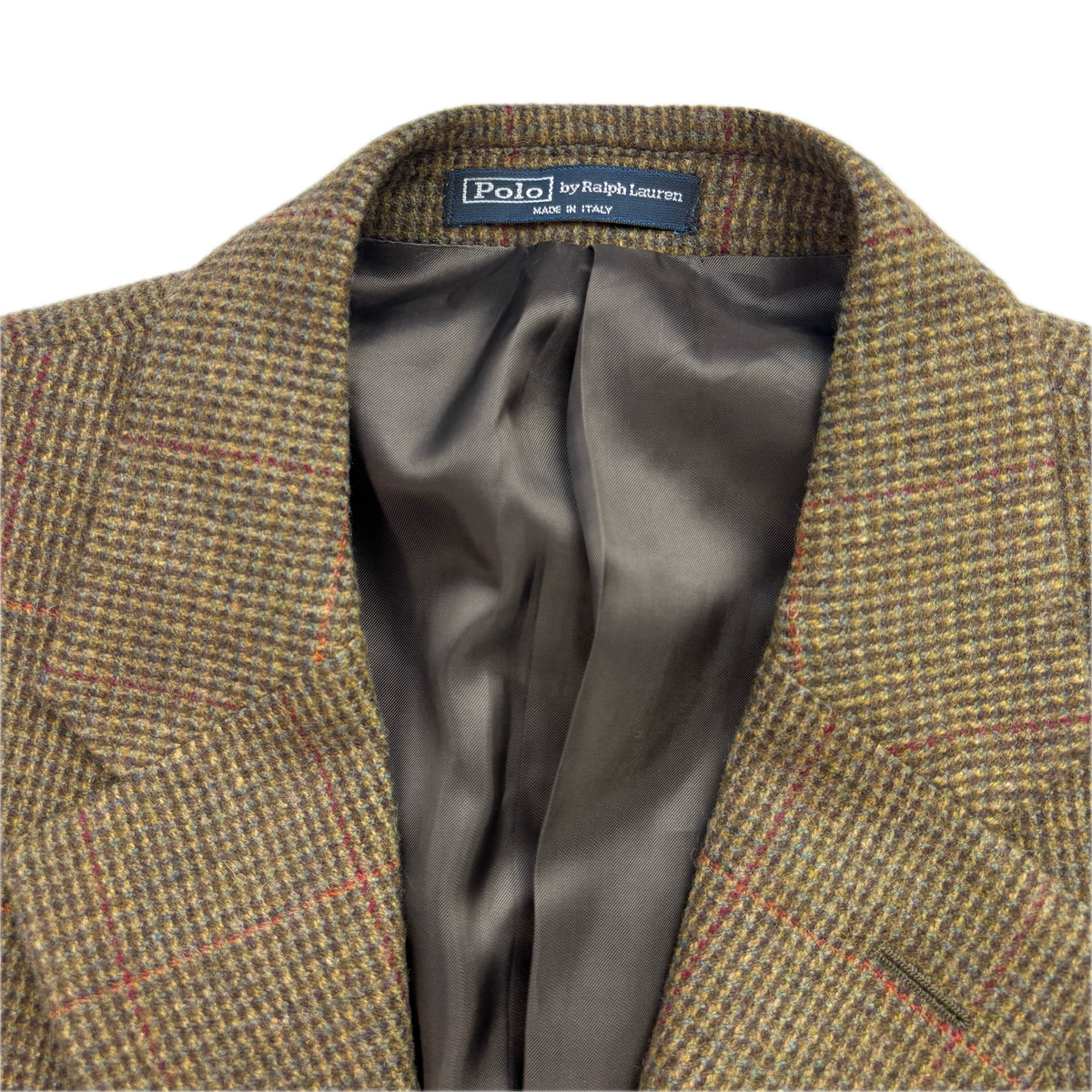 Polo Ralph Lauren Green Tweed Windowpane Blazer (Wool Cashmere) - 50R
