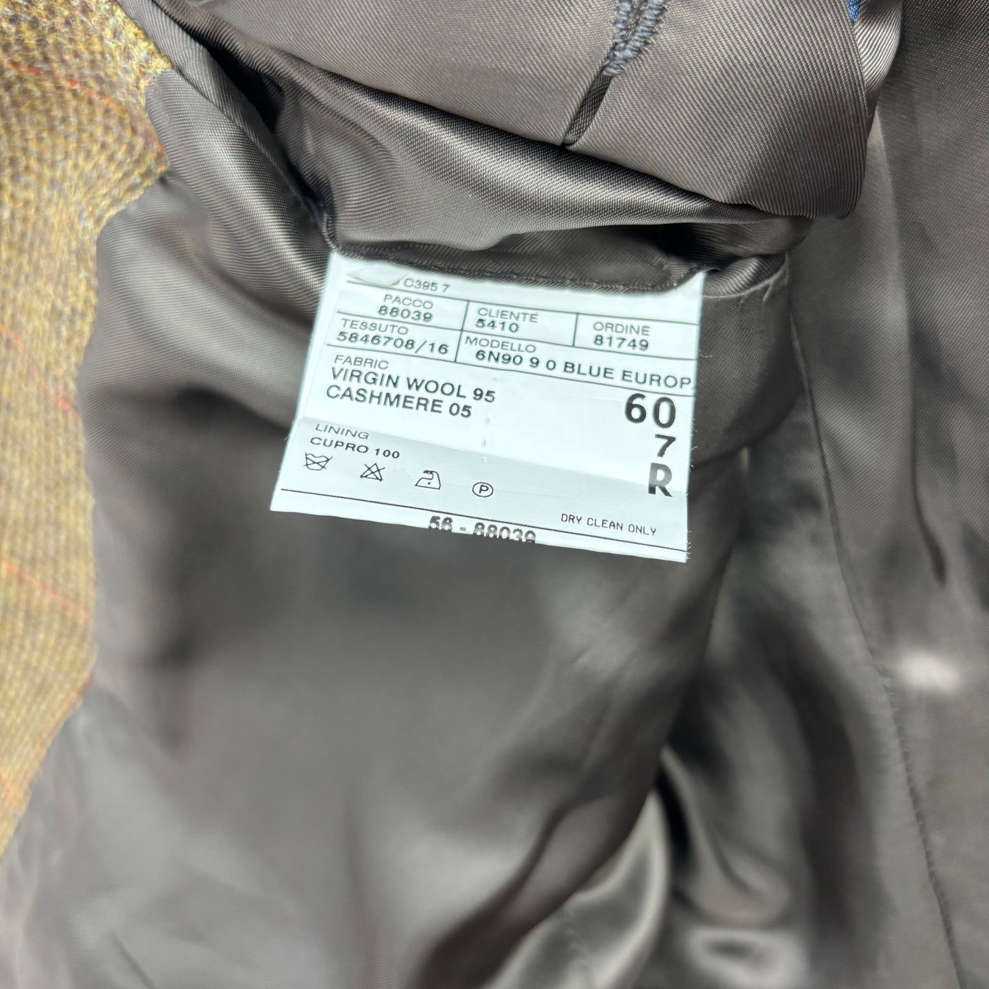 Polo Ralph Lauren Green Tweed Windowpane Blazer (Wool Cashmere) - 50R