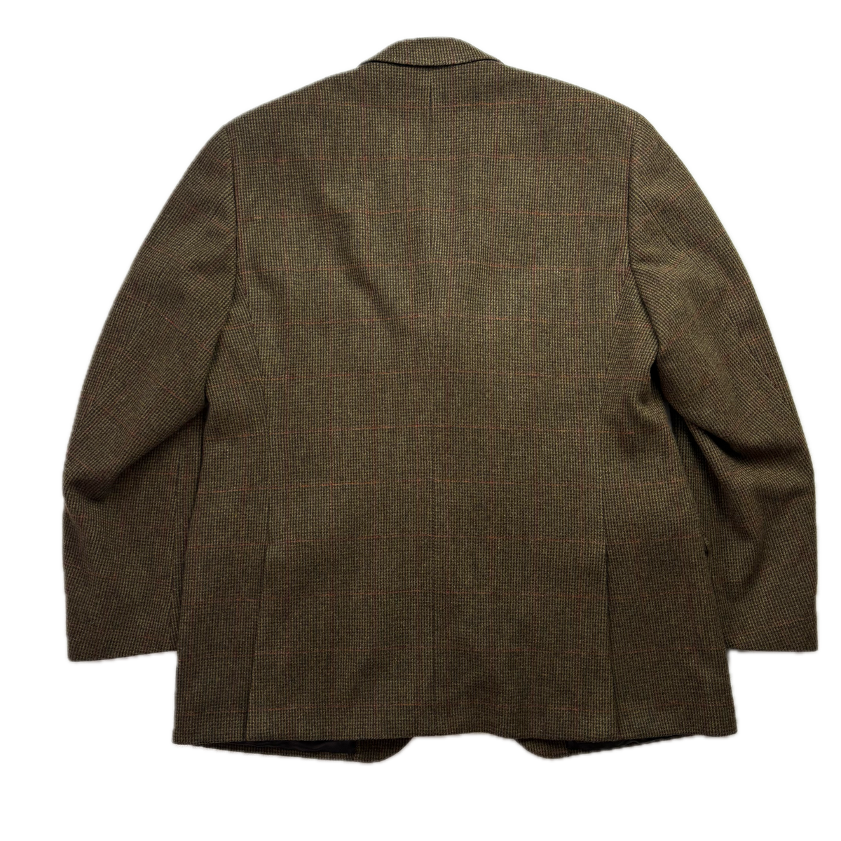 Polo Ralph Lauren Green Tweed Windowpane Blazer (Wool Cashmere) - 50R