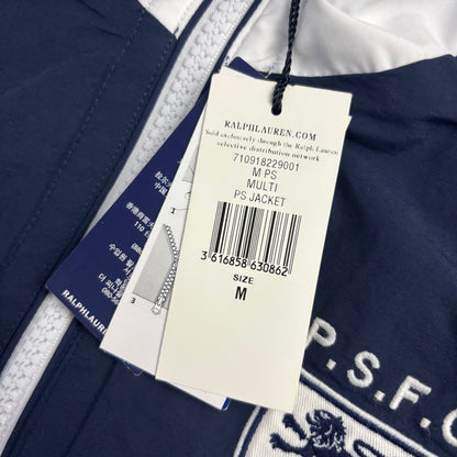 Ralph Lauren Polo Sport Navy Blue Water Resistant Training Jacket - M