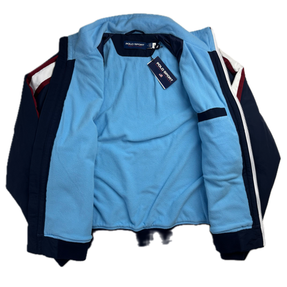 Ralph Lauren Polo Sport Navy Blue Water Resistant Training Jacket - M