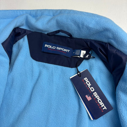 Ralph Lauren Polo Sport Navy Blue Water Resistant Training Jacket - M