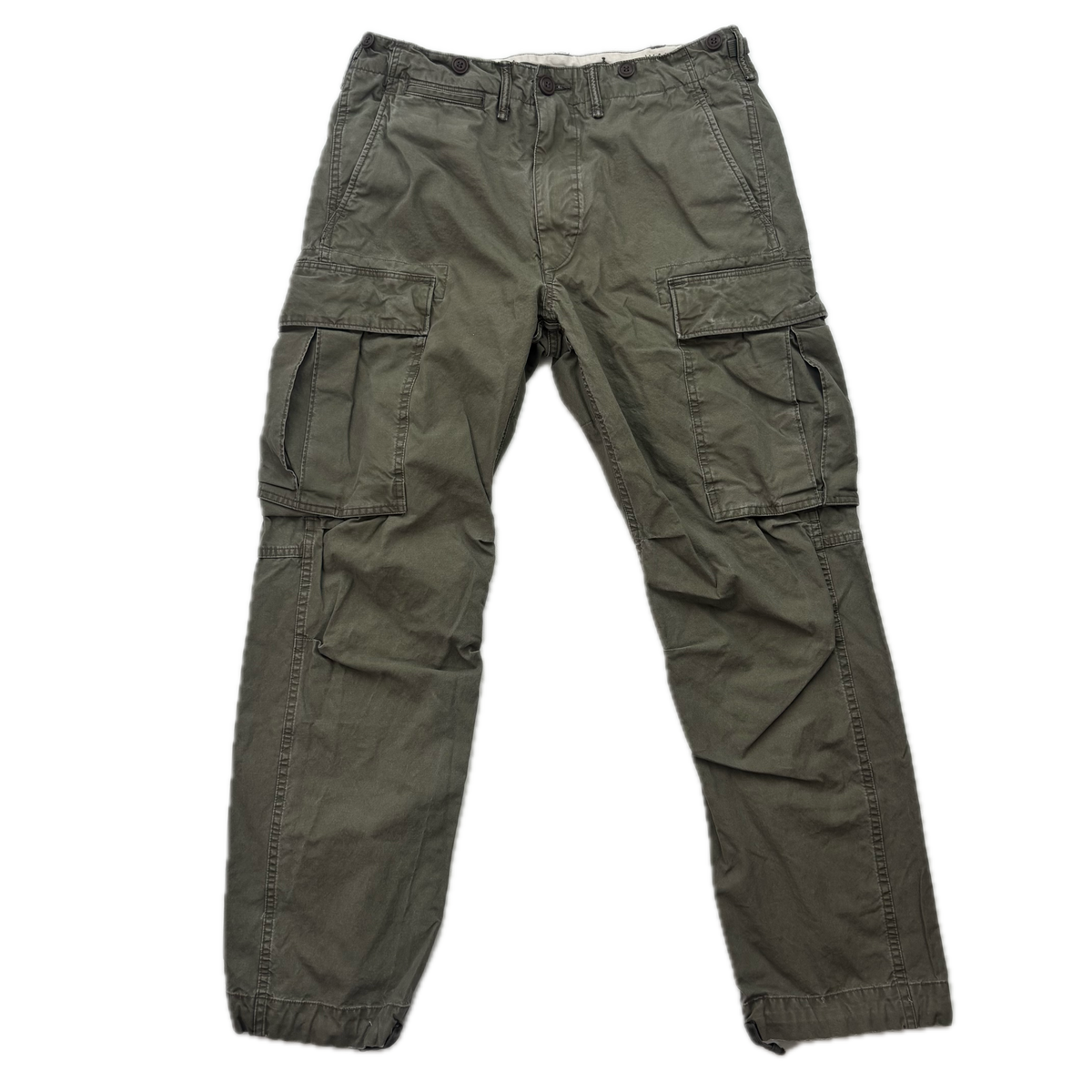 RRL Ralph Lauren Dark Green Cargo Pants Utility Trouser  - 32x32