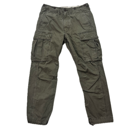 RRL Ralph Lauren Dark Green Cargo Pants Utility Trouser  - 32x32