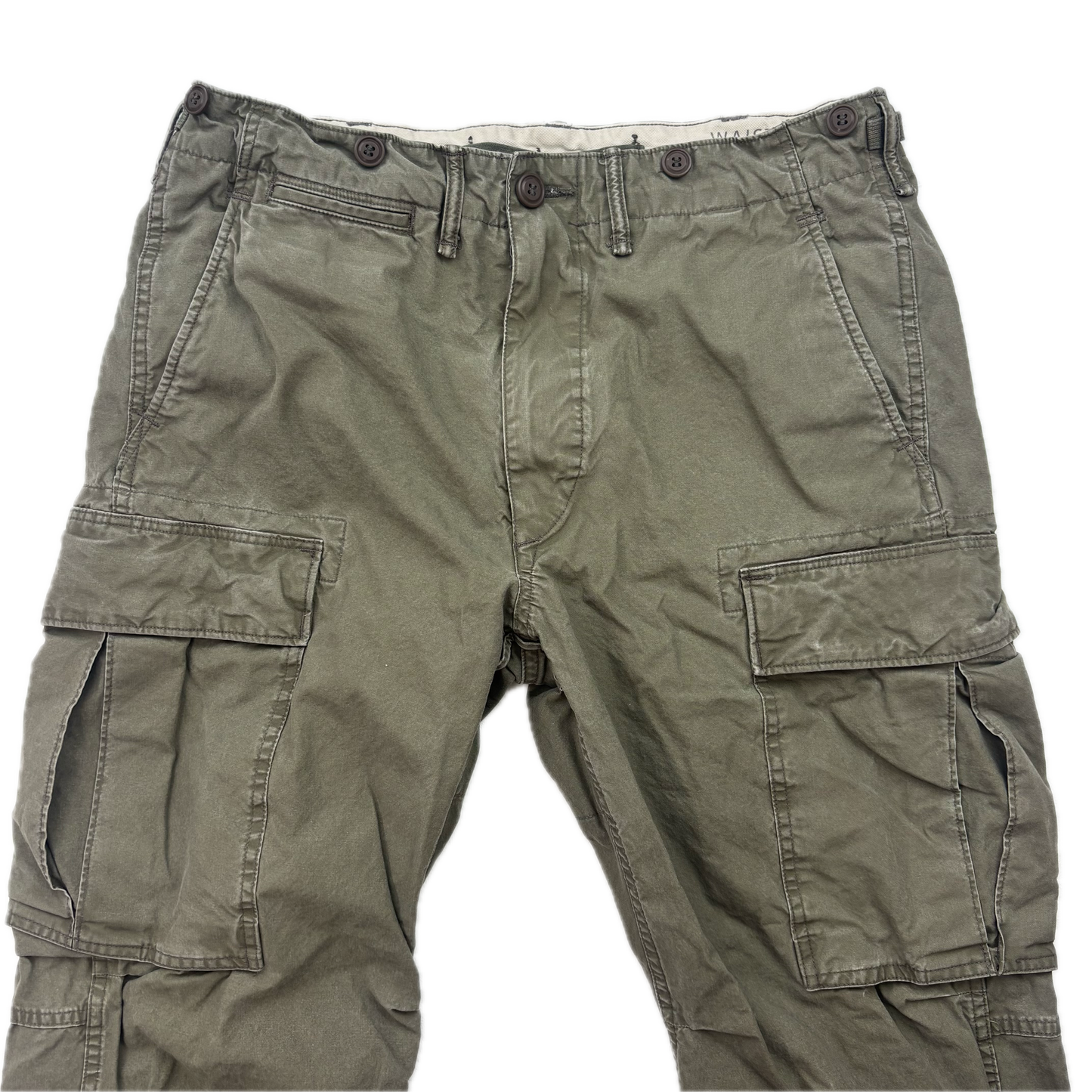 RRL Ralph Lauren Dark Green Cargo Pants Utility Trouser  - 32x32