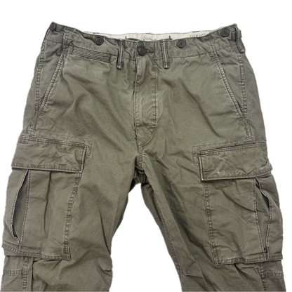 RRL Ralph Lauren Dark Green Cargo Pants Utility Trouser  - 32x32