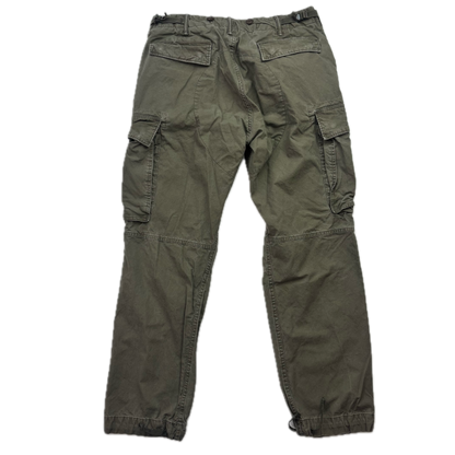 RRL Ralph Lauren Dark Green Cargo Pants Utility Trouser  - 32x32