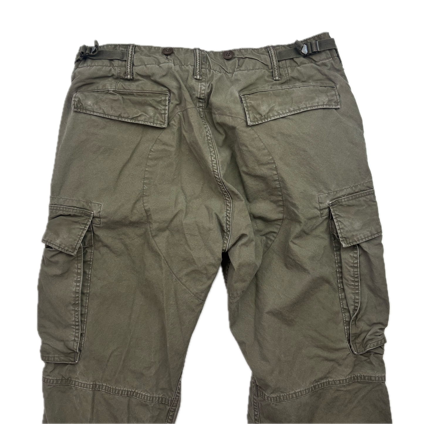 RRL Ralph Lauren Dark Green Cargo Pants Utility Trouser  - 32x32