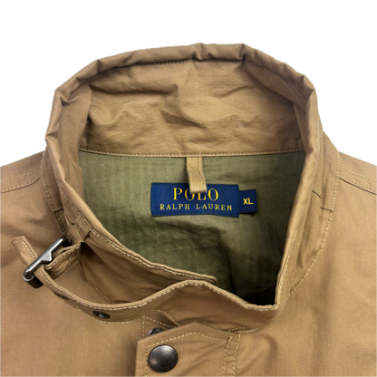 Polo Ralph Lauren Belted Beige Tan Safari Utility Jacket - XL