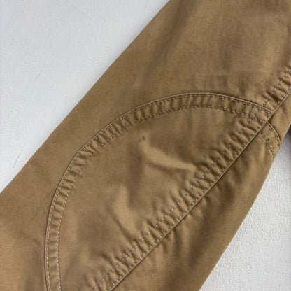 Polo Ralph Lauren Belted Beige Safari Jacket Leather Details - M