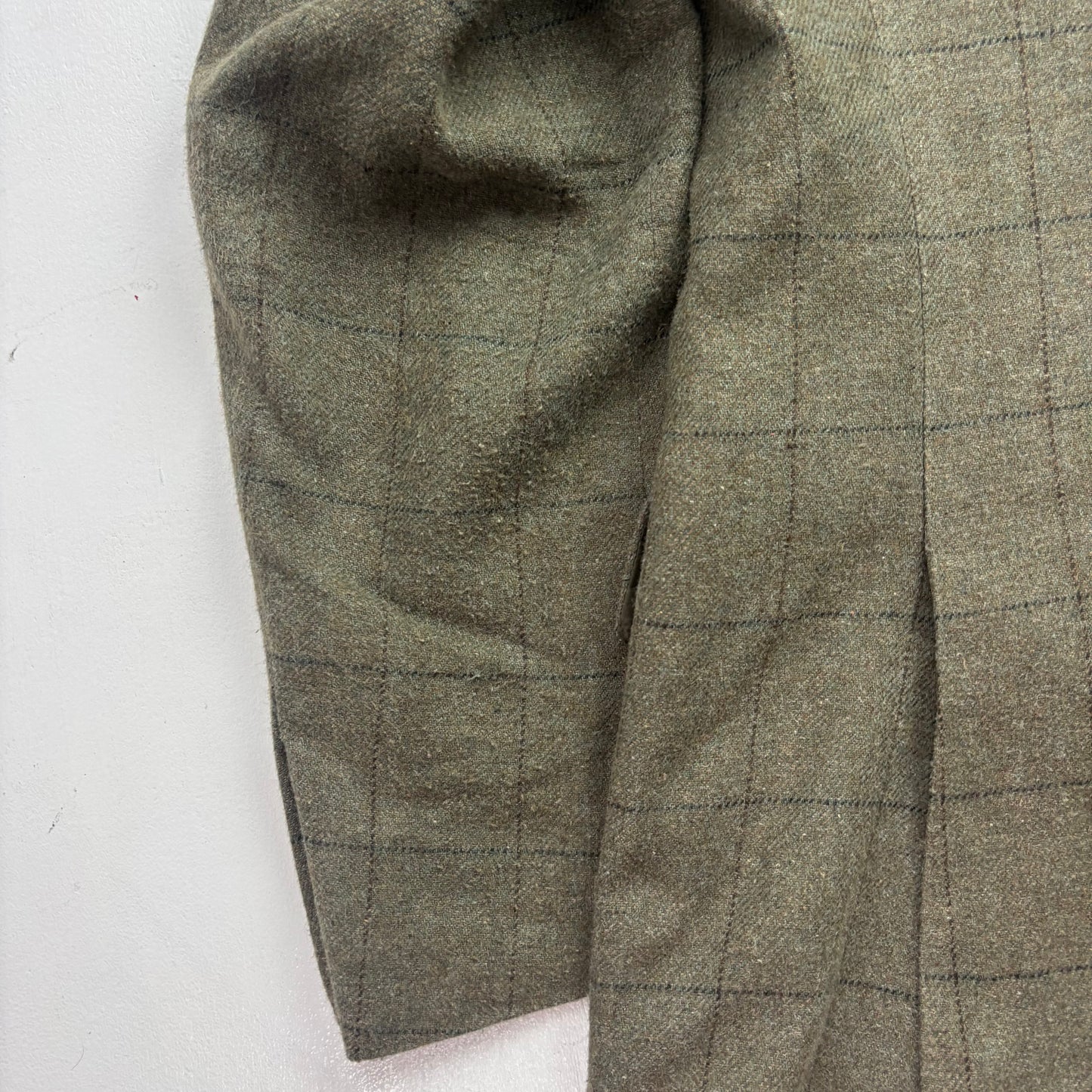 Polo Ralph Lauren Green Tweed Windowpane Blazer (Silk) - 42R