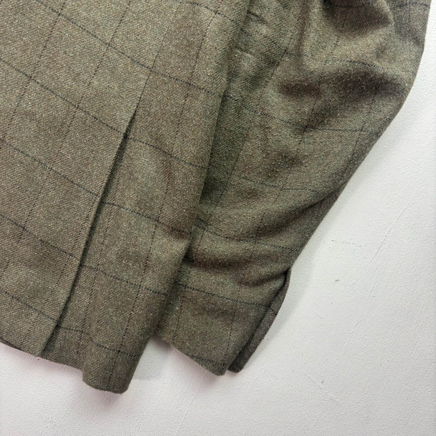 Polo Ralph Lauren Green Tweed Windowpane Blazer (Silk) - 42R