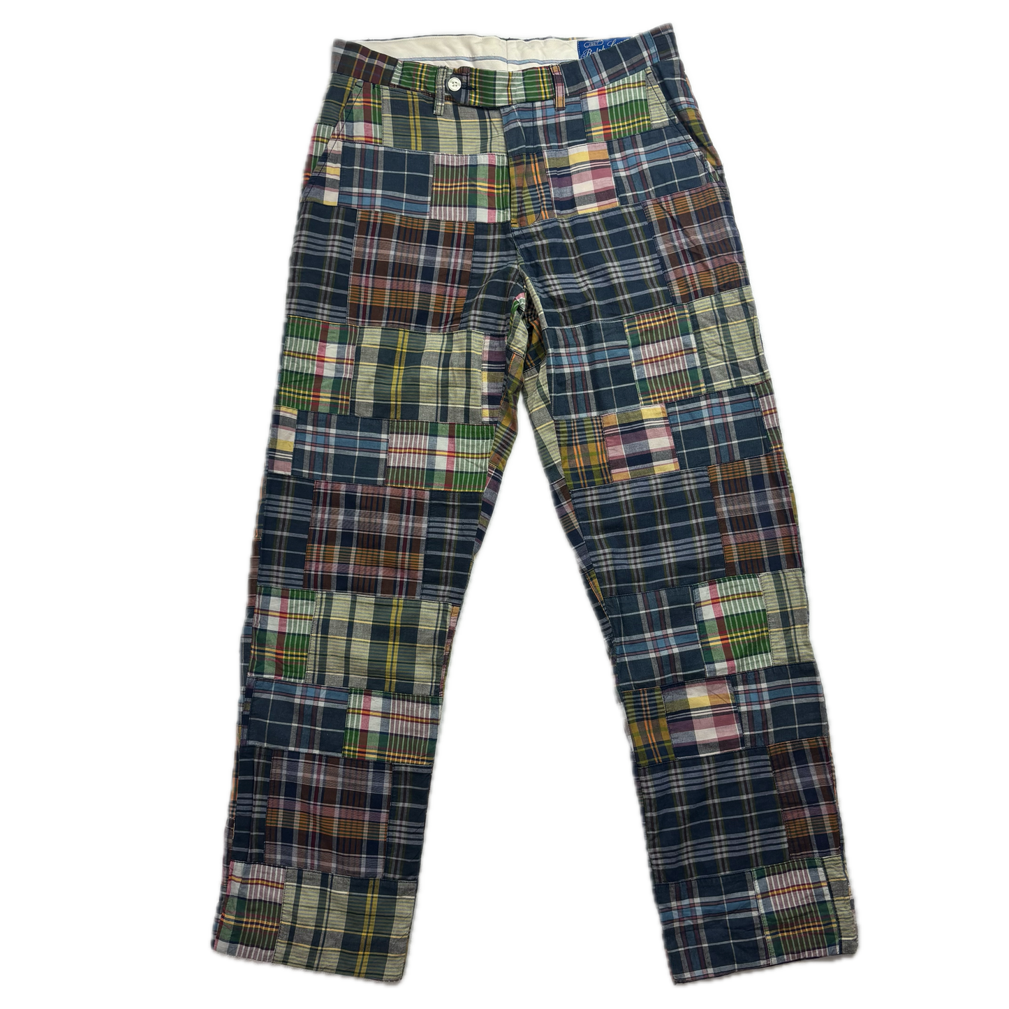 Polo Ralph Lauren Patchwork Madras Plaid Pants Trousers - 29x30