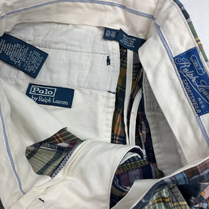 Polo Ralph Lauren Patchwork Madras Plaid Pants Trousers - 29x30