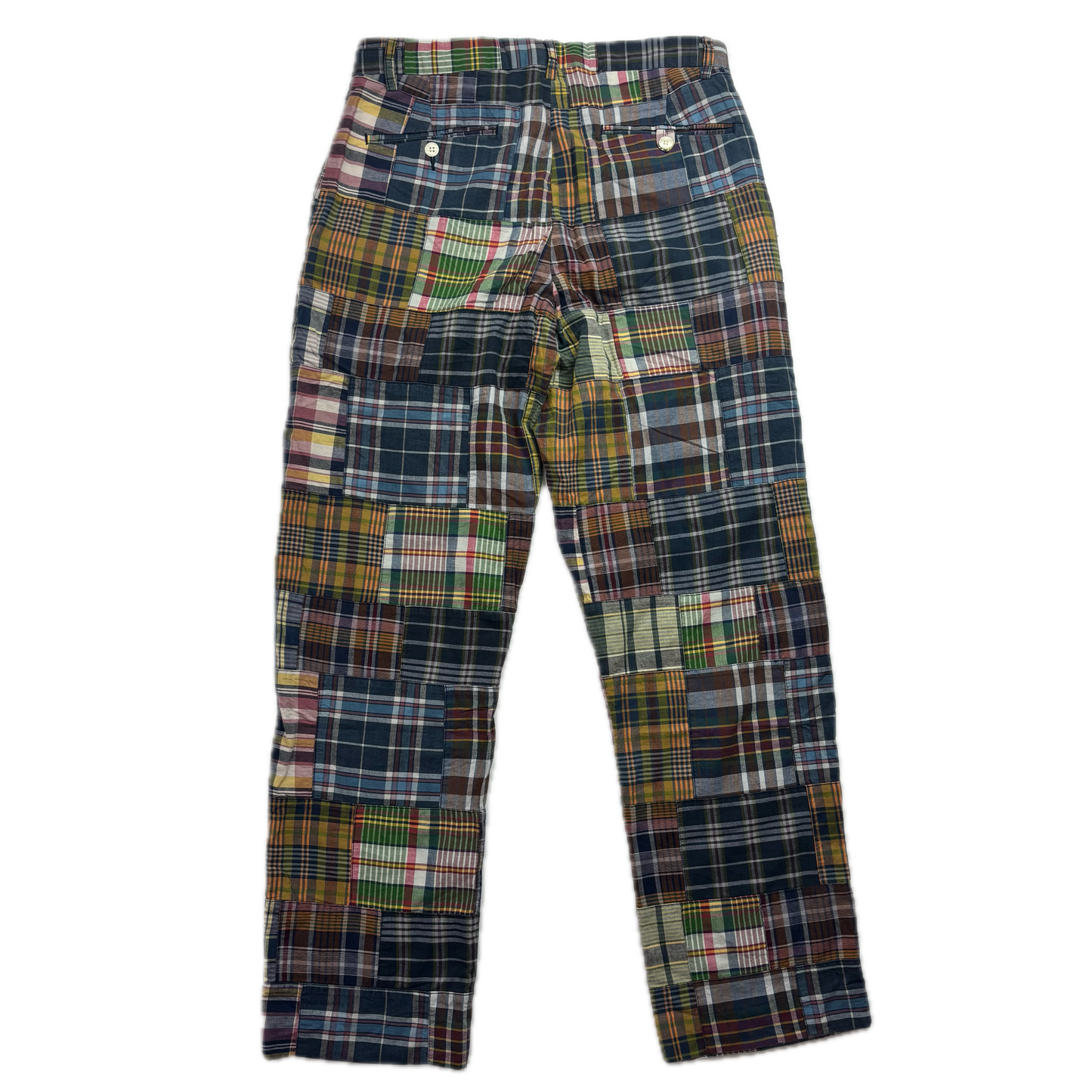 Polo Ralph Lauren Patchwork Madras Plaid Pants Trousers - 29x30