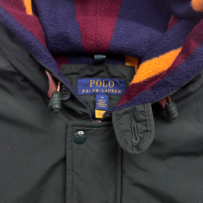 Polo Ralph Lauren Green Athletic Division Parka Jacket Hooded Lined - M