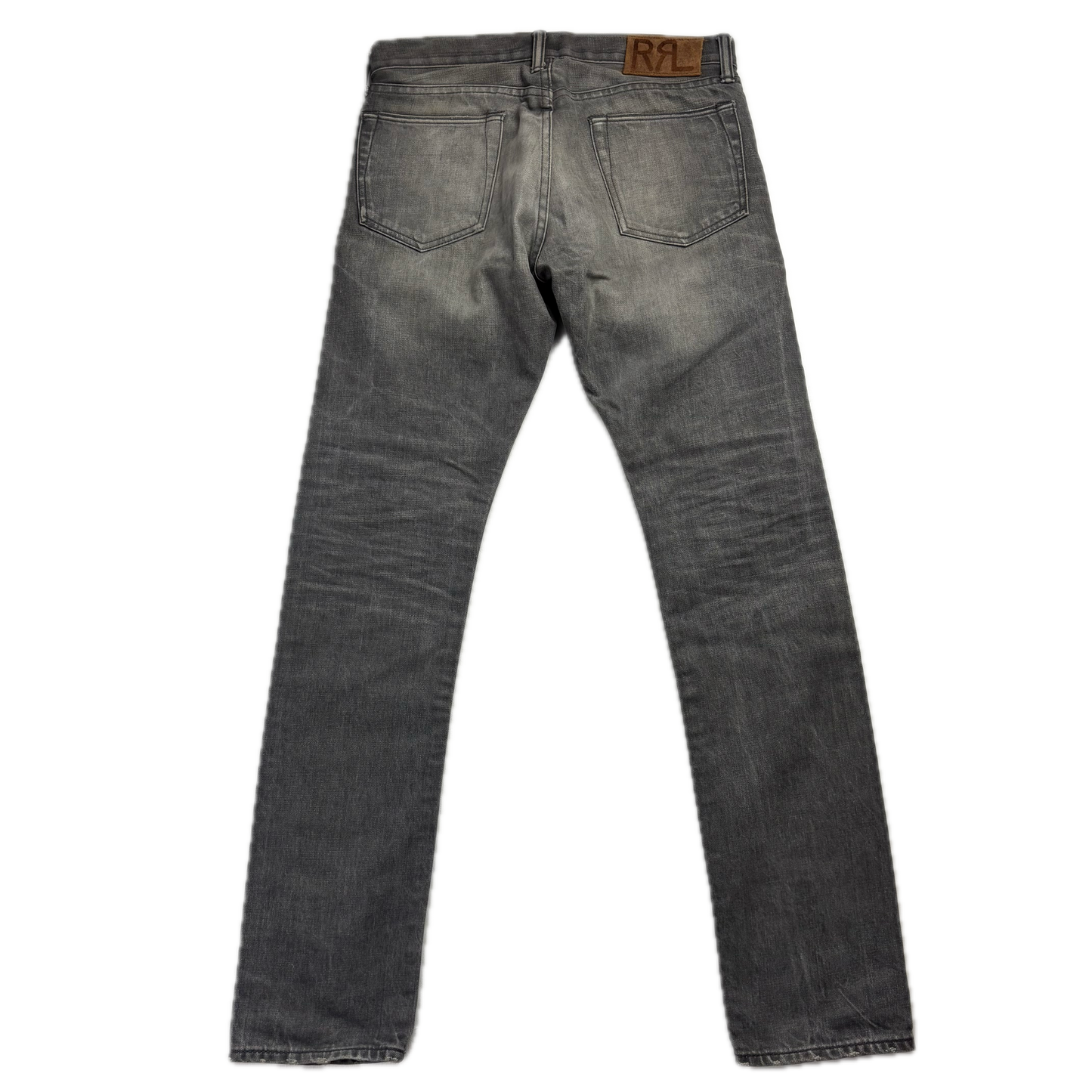 RRL Ralph Lauren Grey Jeans Slim Fit Denim - 29x32