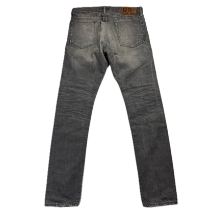 RRL Ralph Lauren Grey Jeans Slim Fit Denim - 29x32