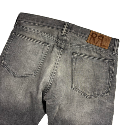 RRL Ralph Lauren Grey Jeans Slim Fit Denim - 29x32